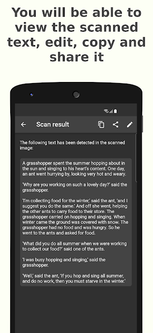 OCR Text Scanner – Text reader Screenshot 1