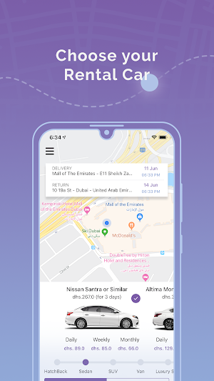 eZhire - Rental Car, Delivered #on-demand Screenshot 0
