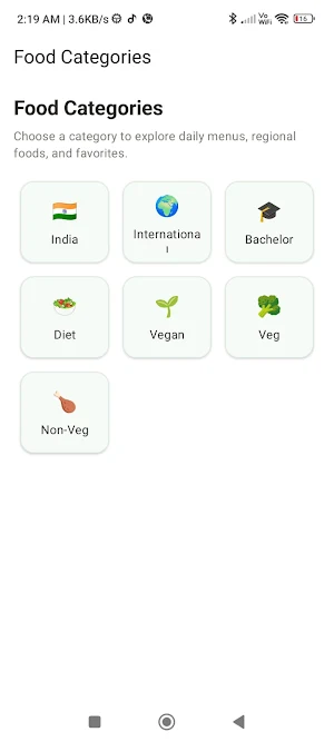 365 Days Food Menu Screenshot 2