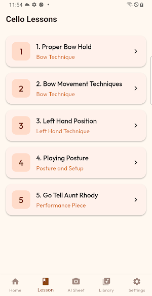 CelloDex Screenshot 2