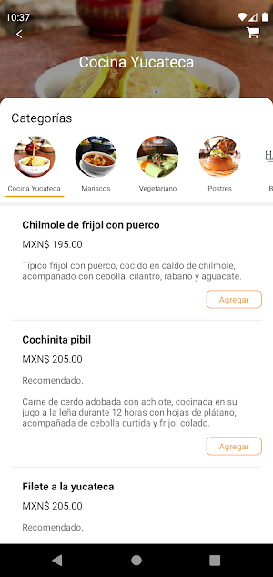 Habaneros. Cocina Yucateca y Mariscos Screenshot 2