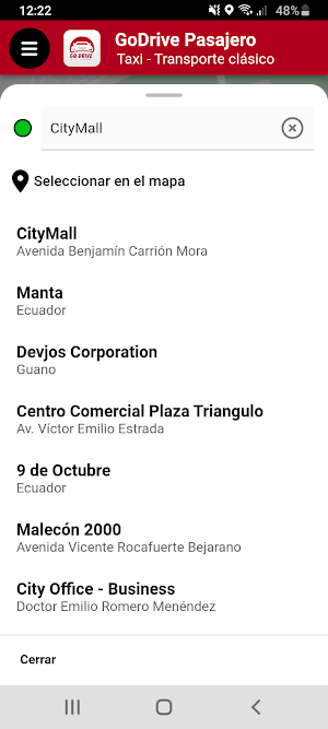 GoDrive Pasajero Screenshot 2