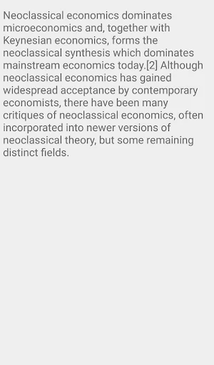 Neoclassical theory Screenshot 2