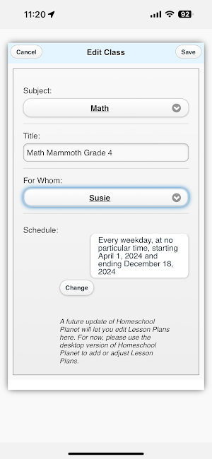 Homeschool Planet Screenshot 1