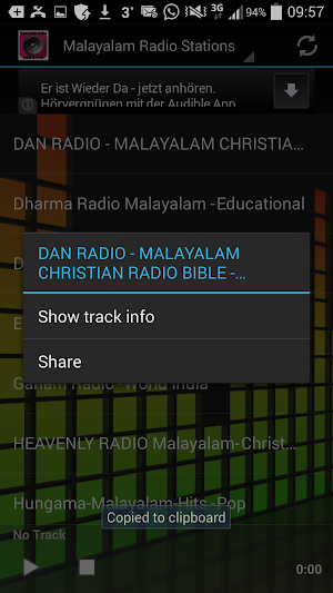 Malayalam Radio Music & News Screenshot 1