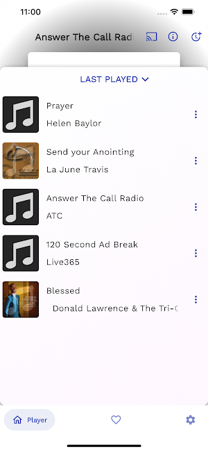 Answer The Call Radio Screenshot 1