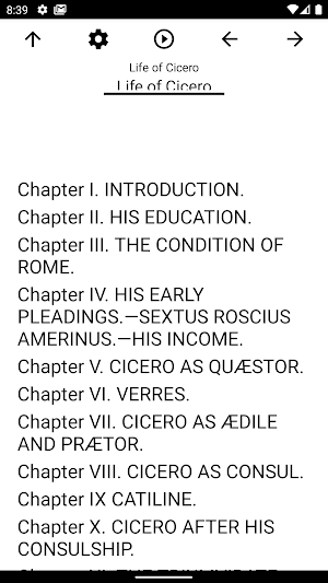 Book, Life of Cicero Screenshot 0