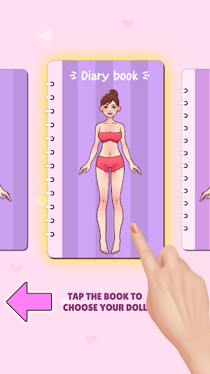 DIY Paper Diary Doll Dress Up Screenshot 1
