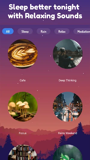 Better Sleep: Relaxing Sounds Screenshot 1