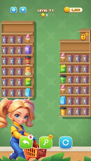 Shopping Sort - Color Puzzle Screenshot 0