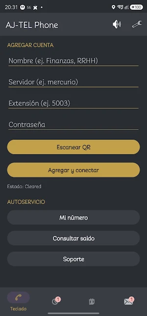 AJTEL Phone Screenshot 2