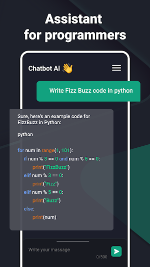 Chatbot AI - Virtual Assistant Screenshot 2