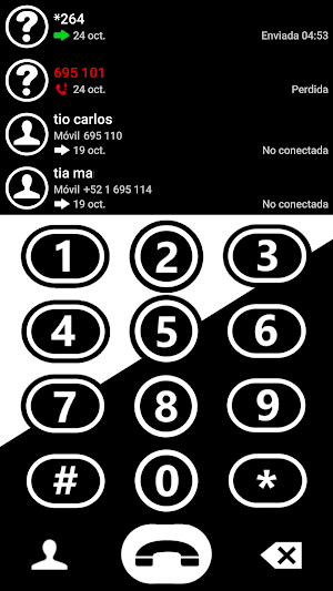 THEME EXDIALER MIXER BLACK Screenshot 0