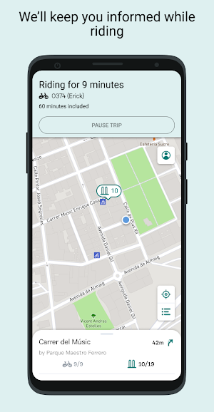 OntiBici Screenshot 2