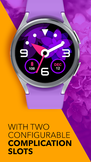 Midnight Flower: Watch Face Screenshot 3