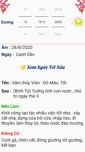 Lịch Nói - Lịch Vạn Niên Nói : Đọc Ngày Tháng Năm Screenshot 1