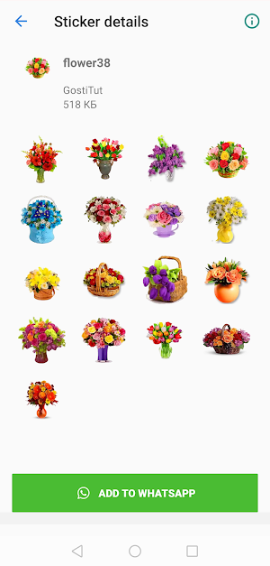 WASticker Flower Stickers Screenshot 0