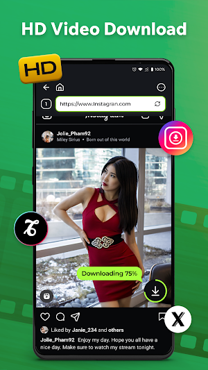 HD Video & Movie Downloader Screenshot 1