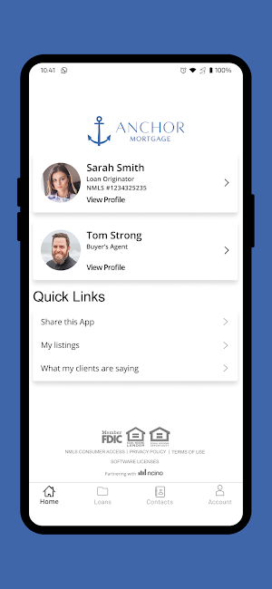Anchor Mortgage Loans Screenshot 0