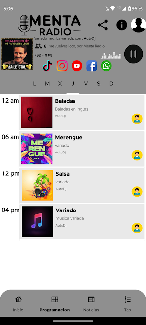 Menta Radio Screenshot 3