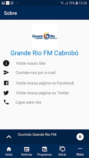 Grande Rio FM - Cabrobó Screenshot 3