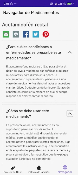 Dosimed2.0 Screenshot 1