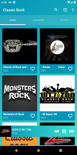 Classic rock radios online Screenshot 3