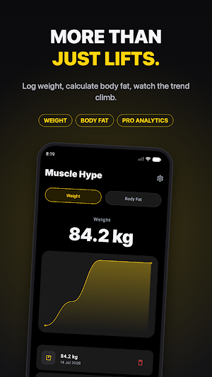 Muscle Hype – Workout Tracker Screenshot 3