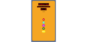 Maths Quiz App Screenshot 1