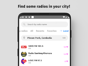 Radio Khmer: All Cambodia Radio, FM Radio online Screenshot 3