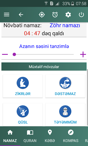 Namaz Vaxtları Screenshot 1