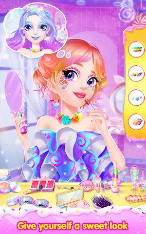 Sweet Princess Candy Makeup Screenshot 1
