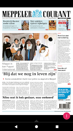 Meppeler Courant digitale krant Screenshot 2