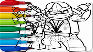 Coloring  Ninja Go Book Screenshot 0