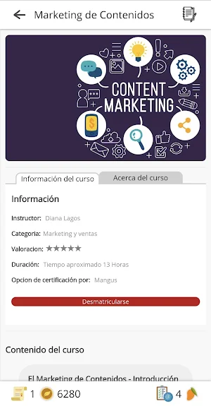 Mangus - Cursos certificados por Universidades Screenshot 2
