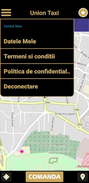 Client Union Taxi Craiova Screenshot 2