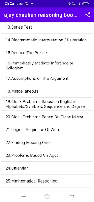 Ajay Chauhan Reasoning Book Offline Screenshot 1