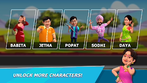 Bhide Scooter Race| TMKOC Game Screenshot 2