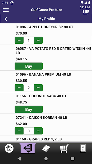 Gulf Coast Produce Checkout Screenshot 1