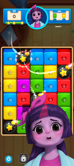 Pony Girl Pop Blocks Screenshot 2