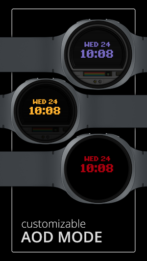 DADAM135: Retro CRT Watch Face Screenshot 3