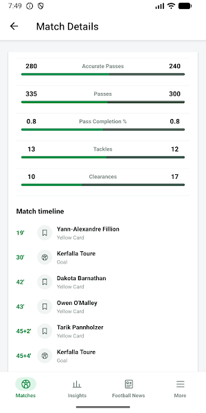 Football Scores Screenshot 3
