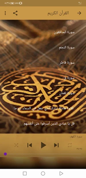 القران الكريم  احمد النجار بدون نت جودة عالية |جنة Screenshot 3
