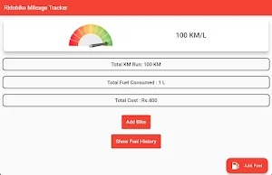 Bike mileage & fuel tracker Screenshot 3