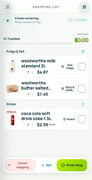 T-Shop: Grocery Price Compare Screenshot 3