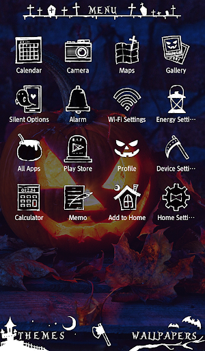 Pumpkin Candle Theme Screenshot 1