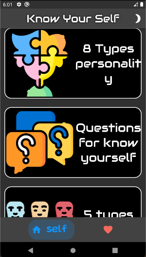 Self and Relations Psych Screenshot 1