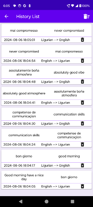 English To Ligurian Translator Screenshot 2