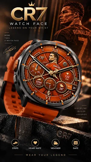 LX001 CR7 Luxury Watch Face Screenshot 3