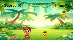 Pineapple Drop Dash Game Screenshot 3